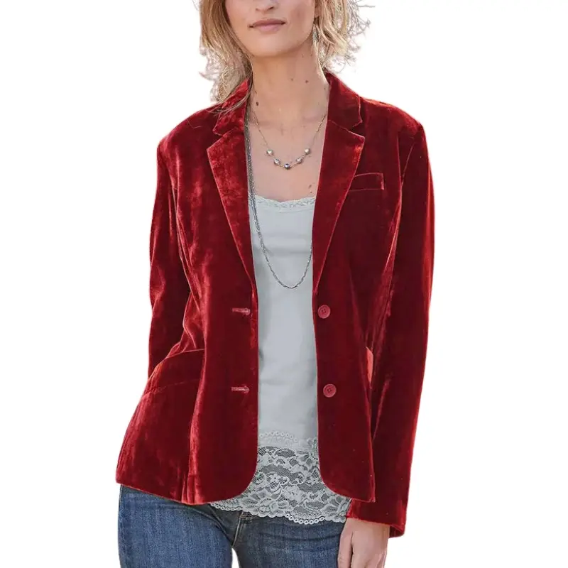 Veste à manches longues avec col à revers et poches