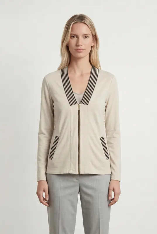 Veste Beige et Noire - Taille M/38