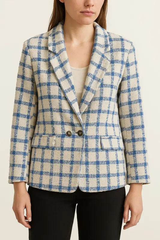 Veste Bleu et Blanc - Taille S/36