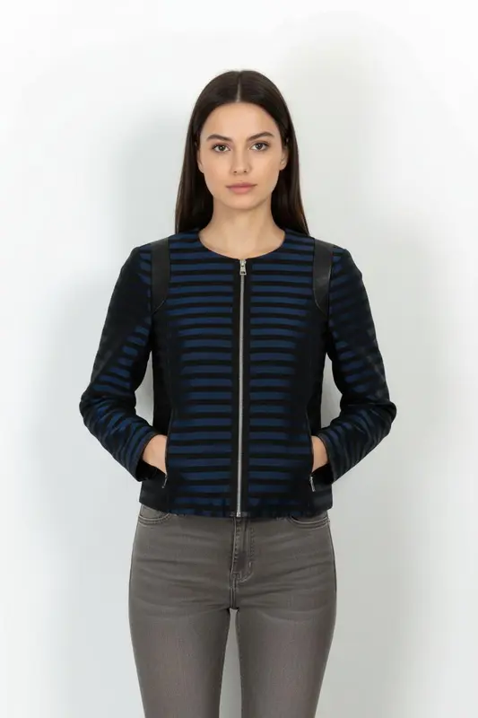 Veste Bleu et Noir - Taille S/36