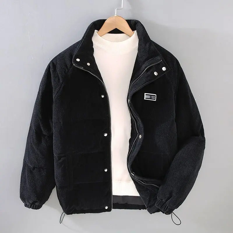 Veste boutonnée décontractée avec col et manches longues