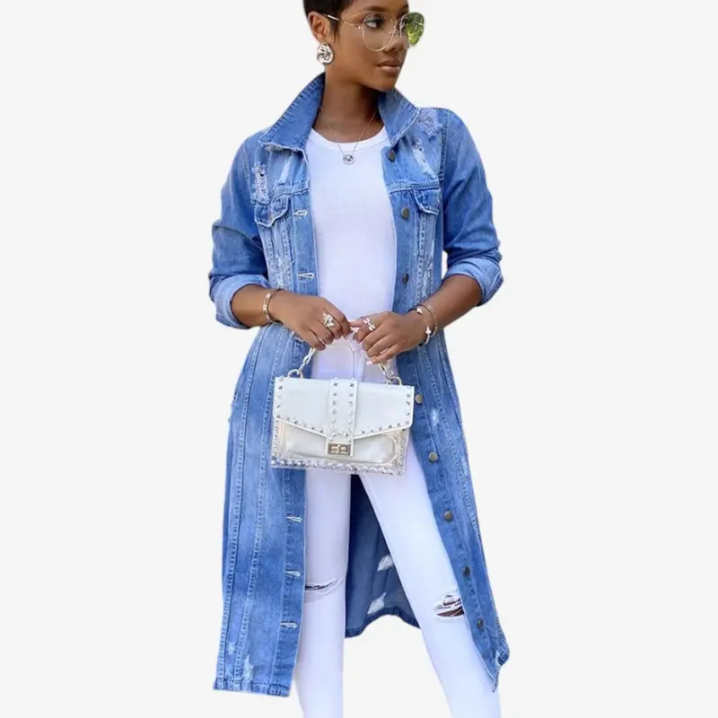 Veste boutonnée manches longues