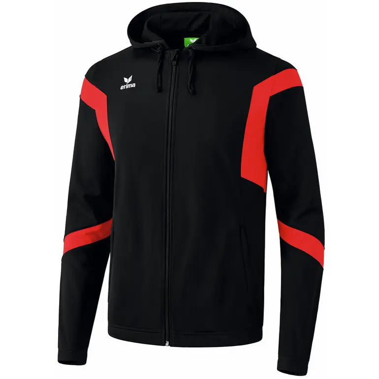 Veste Capuche Erima Noir/Rouge Homme