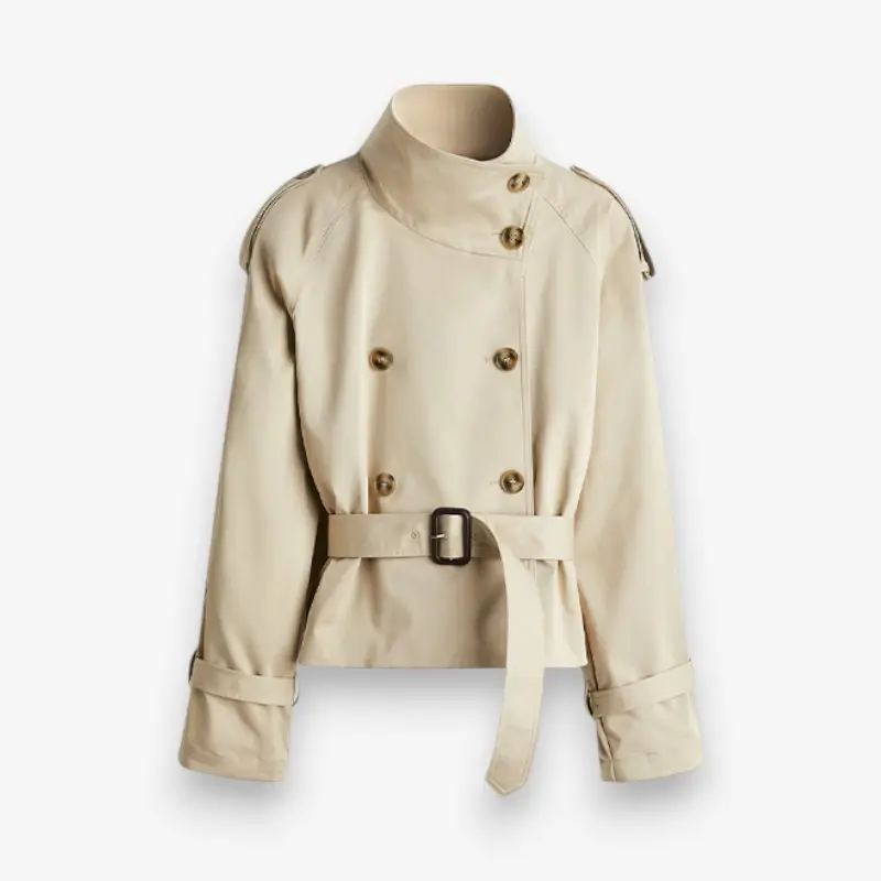 Veste col montant manches longues