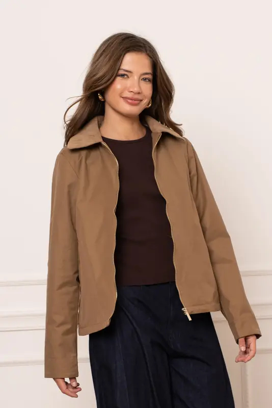 Veste coton courte mi-saison
