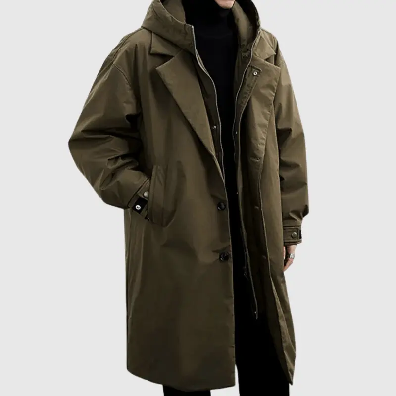 Veste coupe-vent polyvalente avec capuche réglable