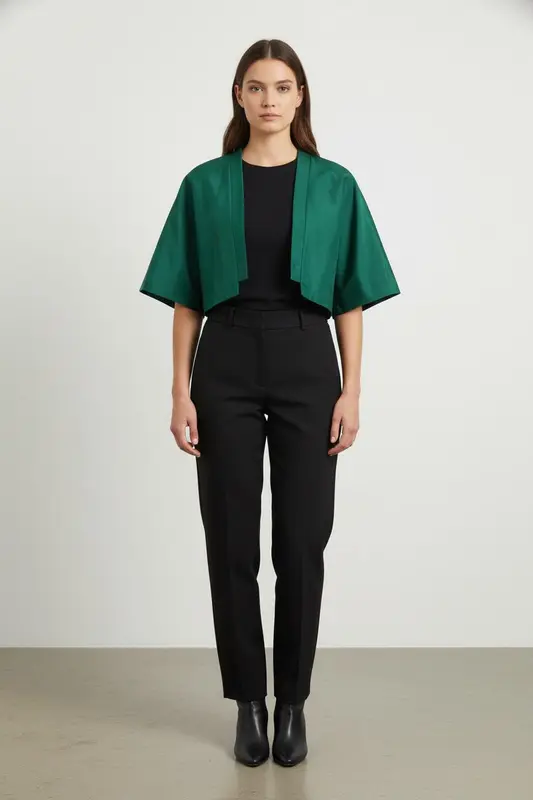 Veste Courte Verte - Taille XXL/44