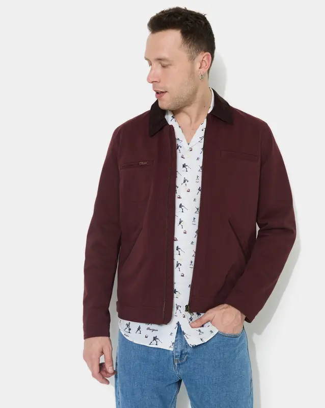 VESTE DALTON BURGUNDY