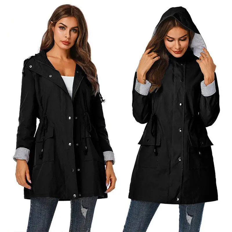 Veste d'hiver femme avec capuche amovible