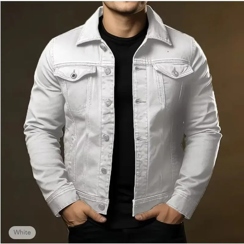 Veste en jean homme légère, layering de printemps moderne