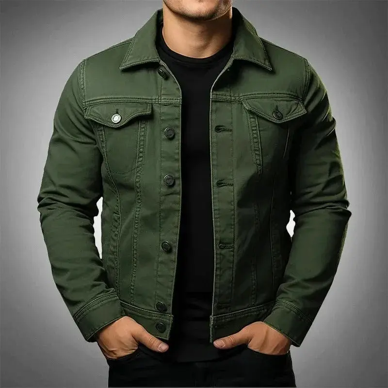Veste en jean légère homme, idéale printemps et automne