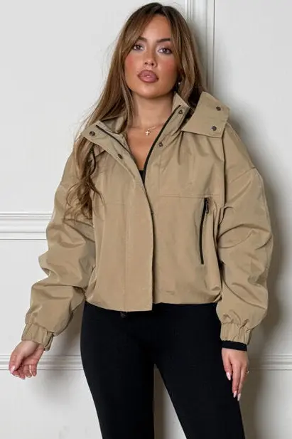 Veste Femme Ample à Capuche avec Zip - Confort Décontracté