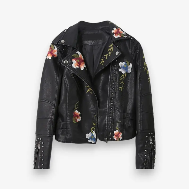 Veste femme imprimée col revers