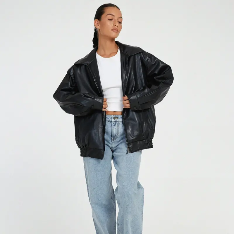 Veste femme zippée manches longues