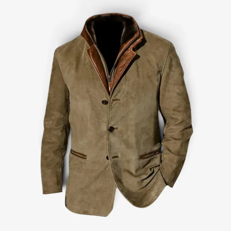 Veste homme à col revers