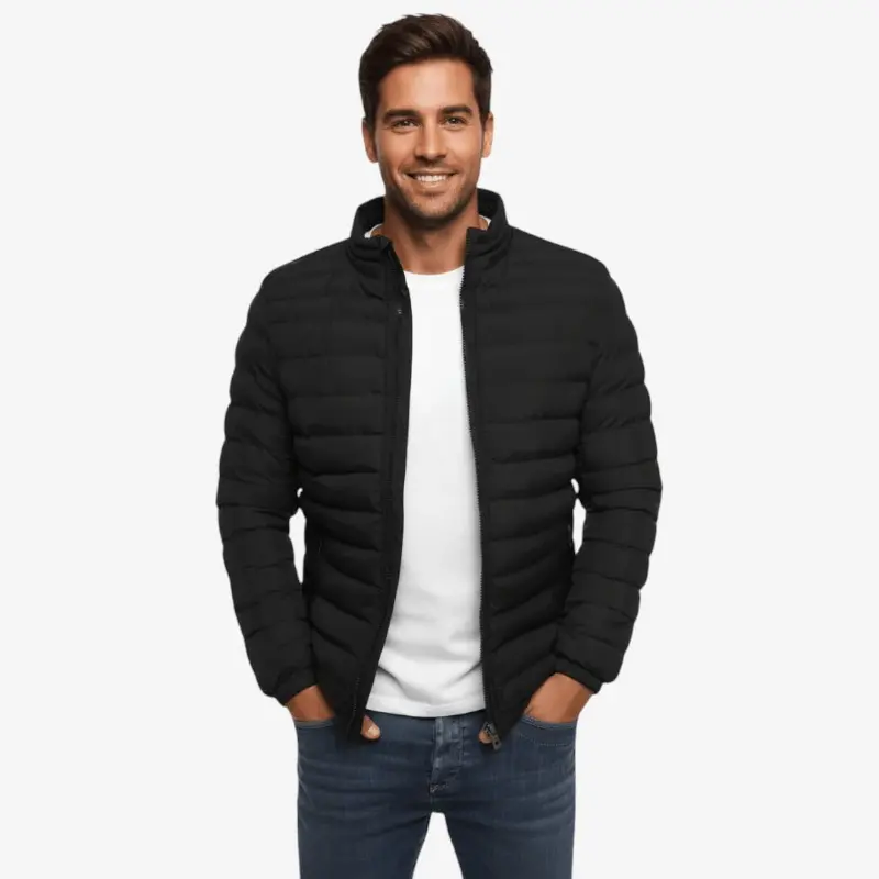 Veste Homme Manches Longues à Fermeture Éclair