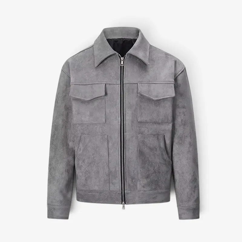 Veste homme zippée à manches longues