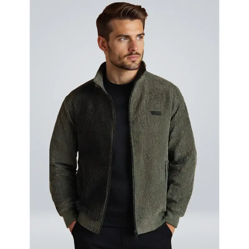 Veste Léopold en velours côtelé doublée sherpa, bien chaude