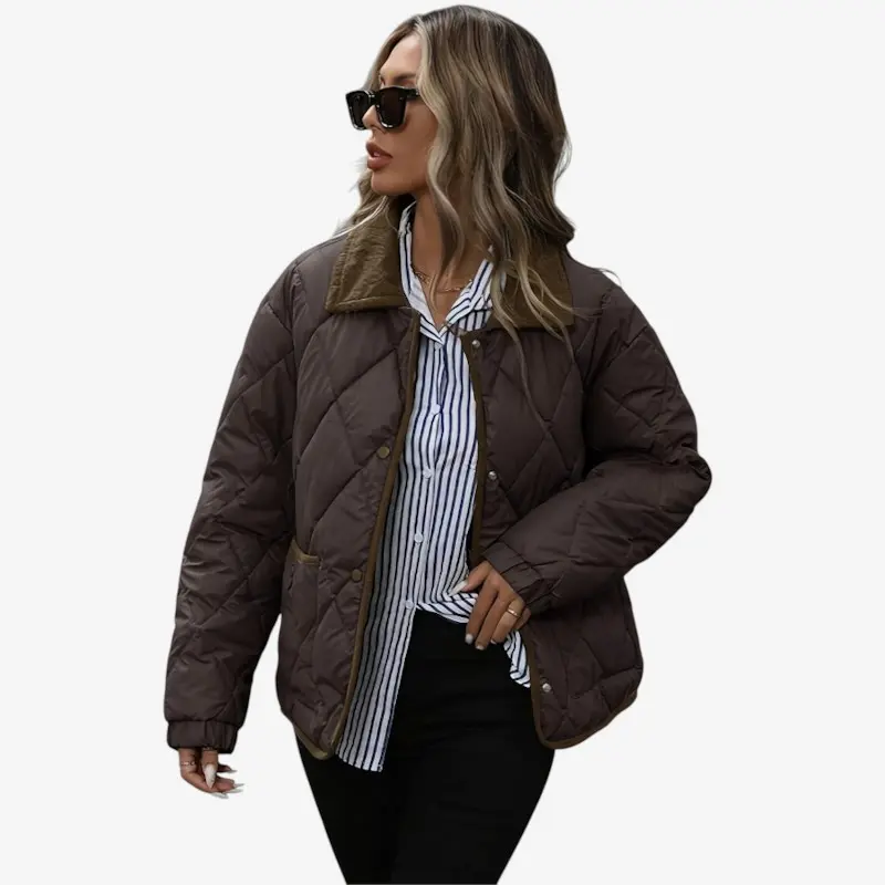 Veste matelassée femme à manches longues