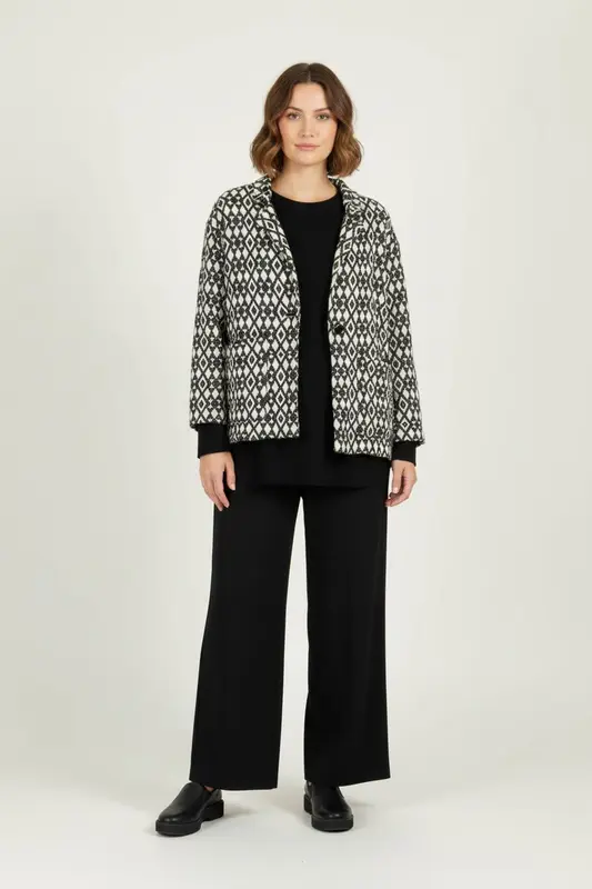 Veste Noire et Blanche - Taille S/36