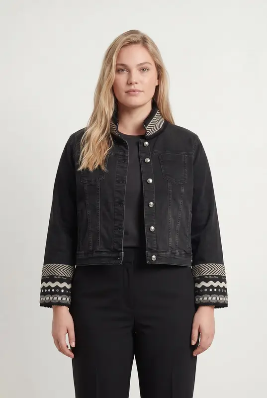 Veste Noire et Blanche - Taille XXXL/46