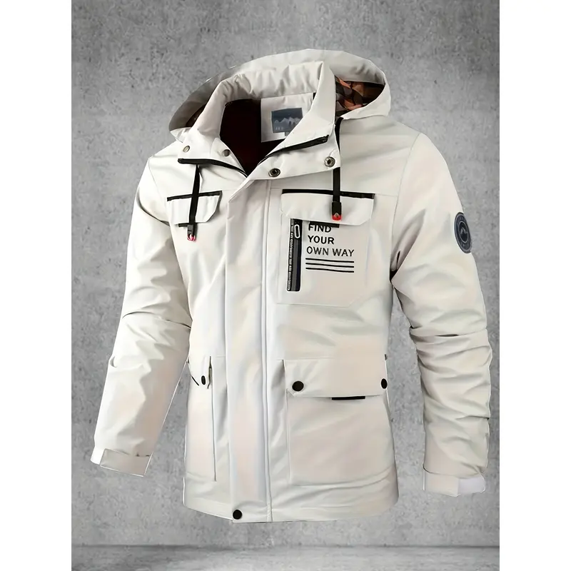Veste softshell homme imperméable et coupe-vent à capuche