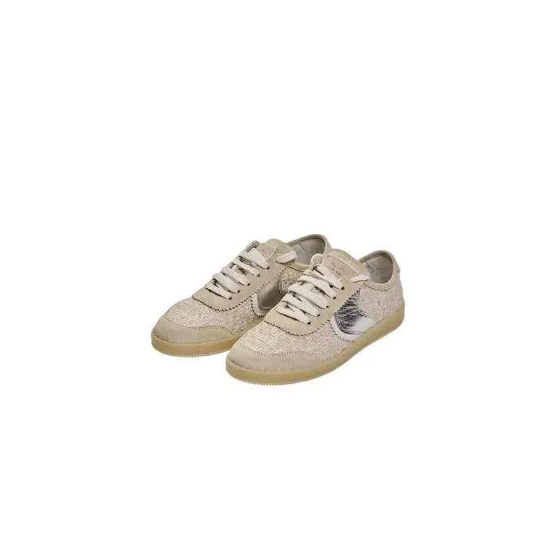 Voile Blanche Femmes chaussures sport dames légères beige