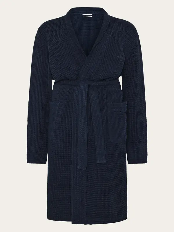 Waffle bathrobe - Night Sky