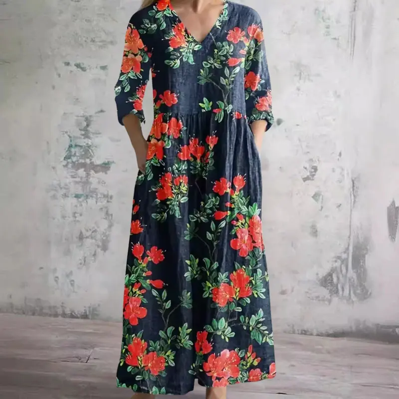 Wendy - Robe D'Été Florale Élégante