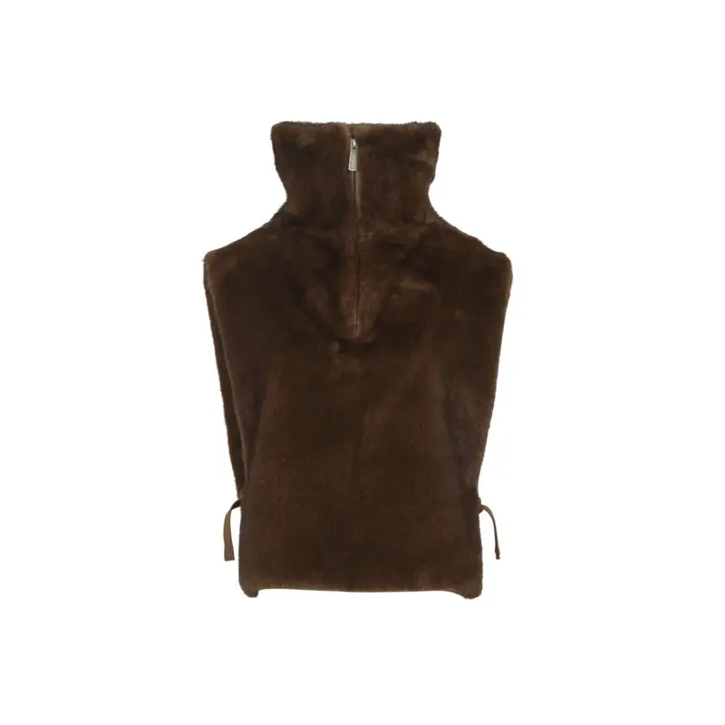 YASMINE (REF. 65297) CHOCO - COL EN FAUSSE FOURRURE
