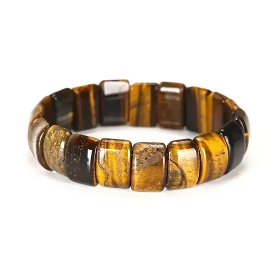 Zadie - Bracelet Unique en Œil de Tigre avec Design Ajustable