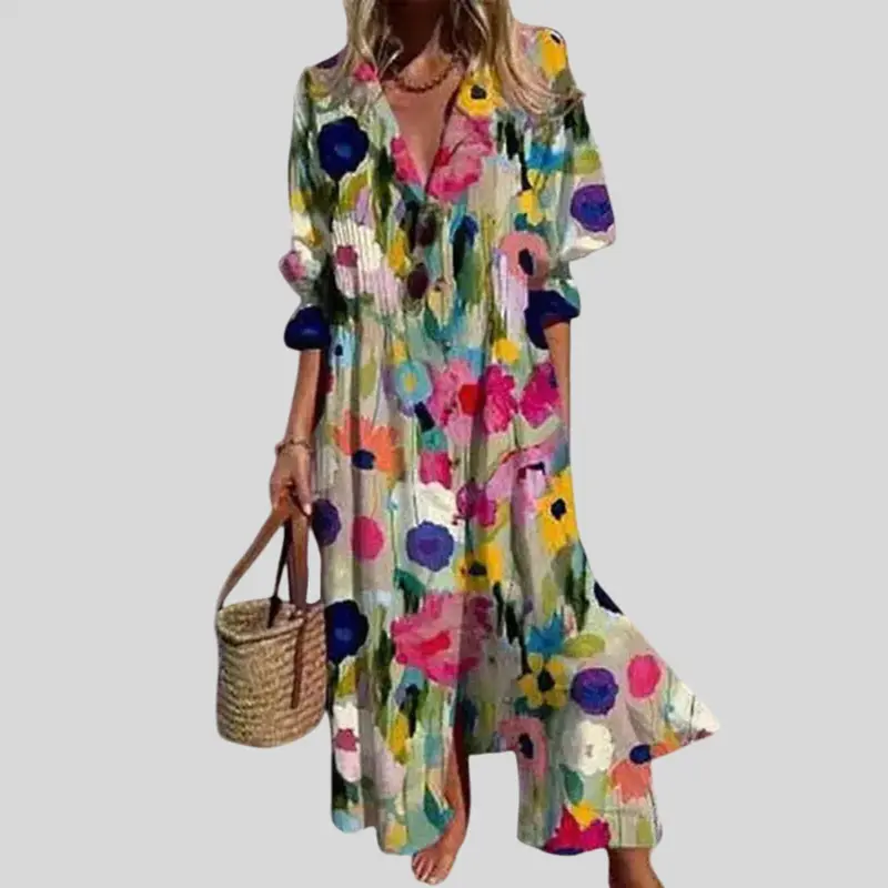 Zariah - Robe Maxi Bohémienne Chic